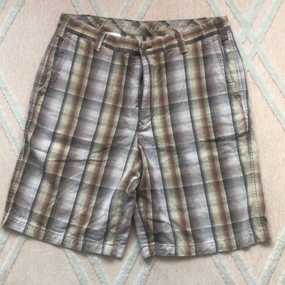 Tommy Bahama Silk Blend Plaid Shorts